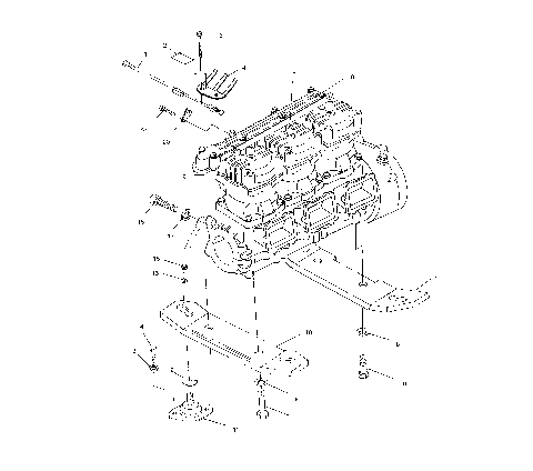ENGINE MOUNTING - B994596 (4955995599b001)