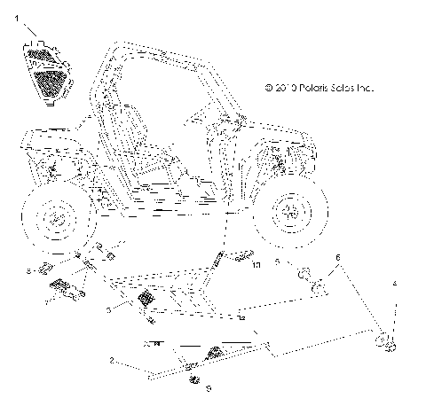 BODY, SIDE NETS - R09VH76FX (49RGRNETS09RZR)