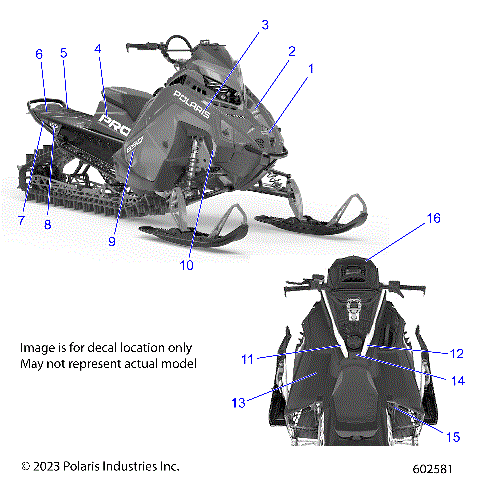 BODY, DECAL, BLACK SIDE PANEL W/ SHADOW GRAY ACCENT - S24TFM8RS (602581)