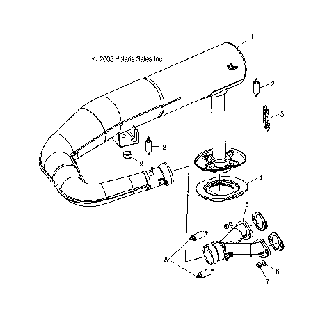 EXHAUST SYSTEM - S07NT3AS/AE (4997299729C04)