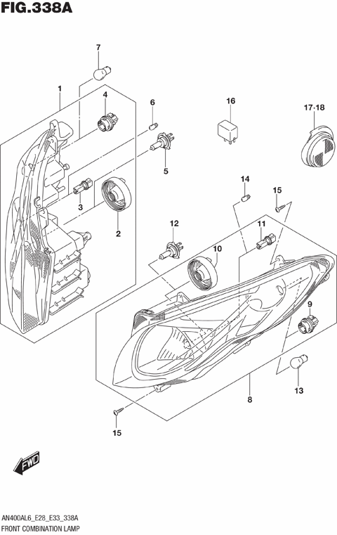 FRONT COMBINATION LAMP