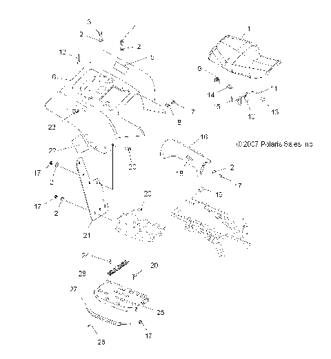 BODY, REAR CAB - A09BG50FA (49ATVCABRR08SCRAM)