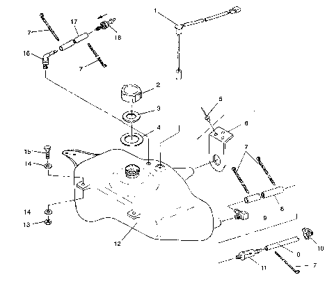 OIL TANK SL 750 / B934070 (4924752475008A)