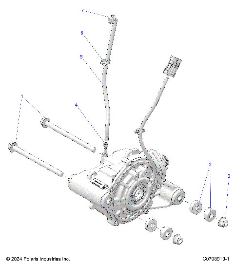 DRIVE TRAIN, FRONT GEARCASE MOUNTING