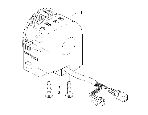 CONTROL SWITCH HOUSING ASSEMBLY [88853]
