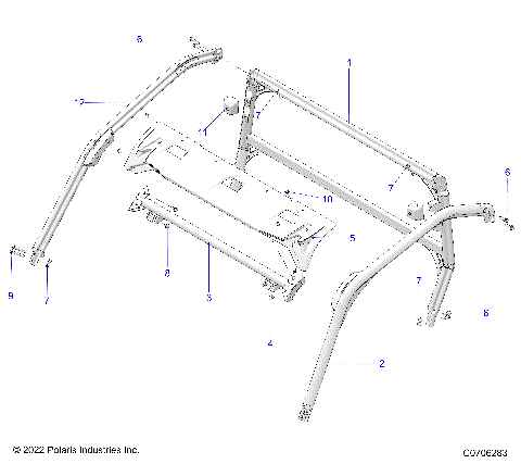 CHASSIS, CAB FRAME - G23GAB99CG/FG (C0706283)