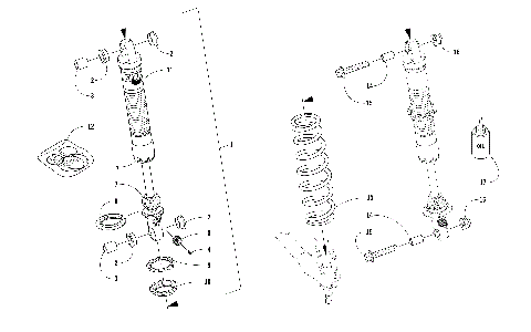 FRONT SUSPENSION SHOCK ABSORBER ASSEMBLY [106981]