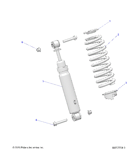 SUSPENSION, REAR SHOCK & SPRING