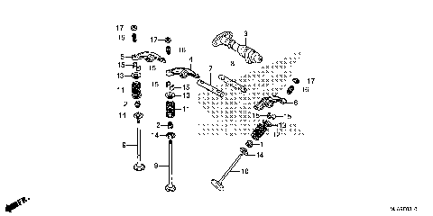 CAMSHAFT@VALVE (RR.)