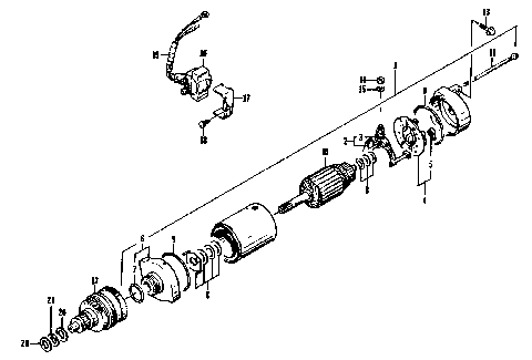 STARTER MOTOR [72652]