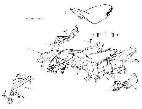 BODY, CAB and SEAT - A17YAK05A4/A6 (49ATVCAB09OUT50)