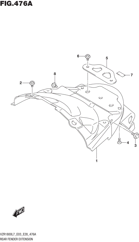 REAR FENDER EXTENSION