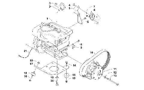 ENGINE AND RELATED PARTS [101582]