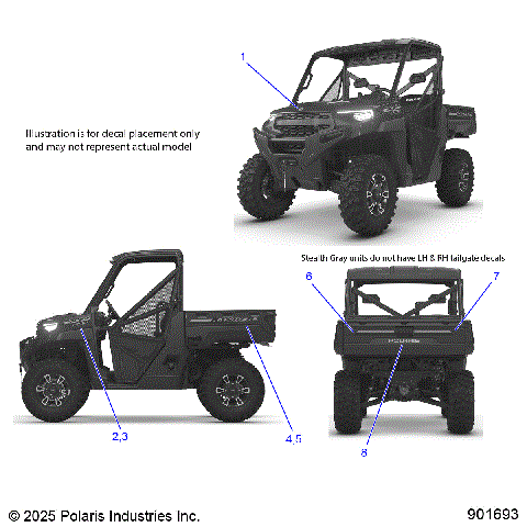 BODY, DECALS, GRAPHICS - R26RRE99A9/AF/AH/AB/AS/B9/BF/BH/BB/BS (901693)