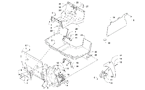 CONSOLE AND FLOOR PANEL ASSEMBLY [300436]