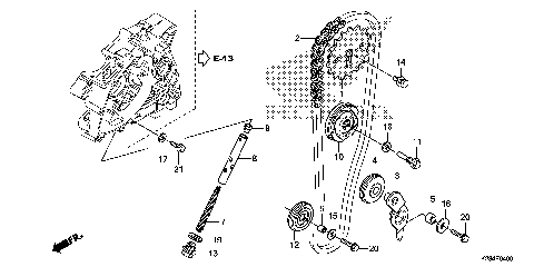 CAM CHAIN@TENSIONER