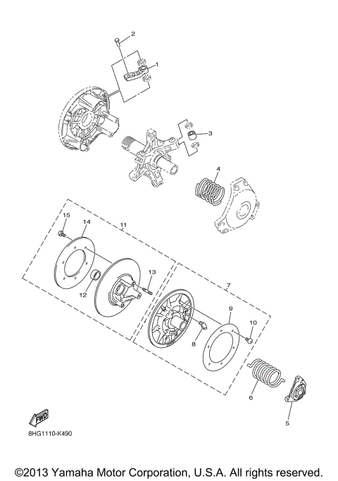 ALTERNATE DRIVE SETTING 1
