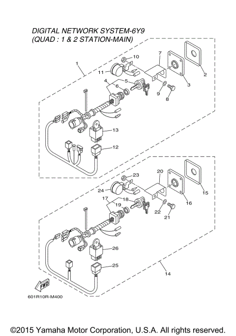 CLP SWITCH PANEL QUAD (MAIN PORT)