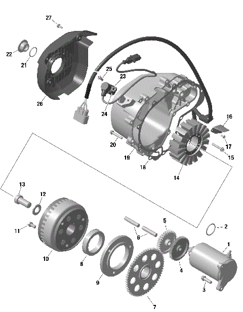 01- ROTAX - Magneto and Electric Starter