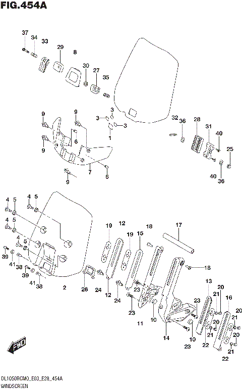 WINDSCREEN (DL1050RC)