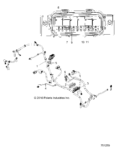 ELECTRICAL, WIRE HARNESS - Z19VHA57B2 (701259)