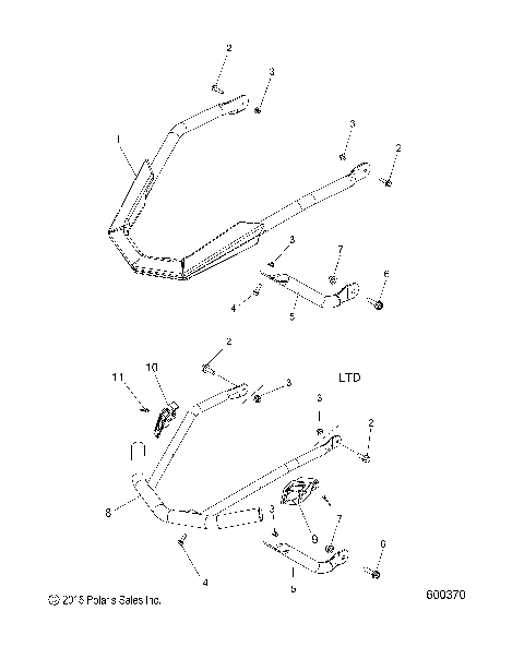 BODY, BUMPER, FRONT - S16CW8 ALL OPTIONS (600370)