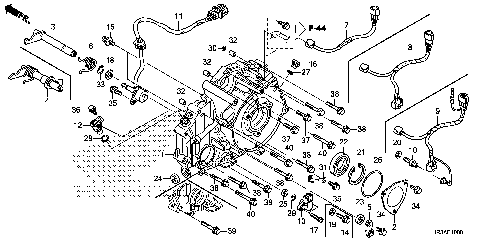 REAR CRANKCASE COVER