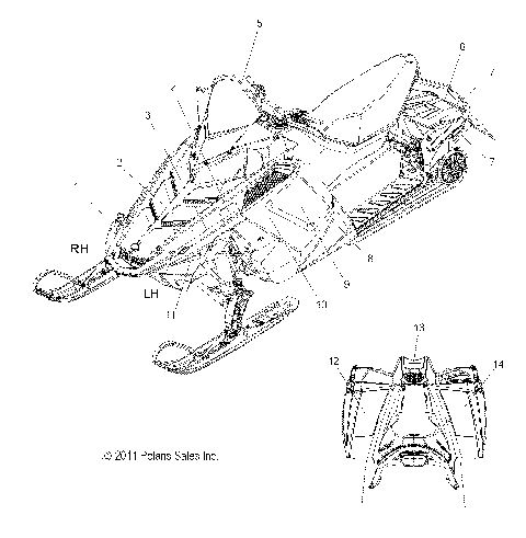 BODY, DECAL - S12BF8GSA/GSL (49SNOWDECAL12600RUSH)