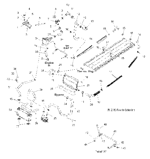 ENGINE, COOLING SYSTEM - S10PD7FSL (49SNOWCOOLING10TRBOLX)