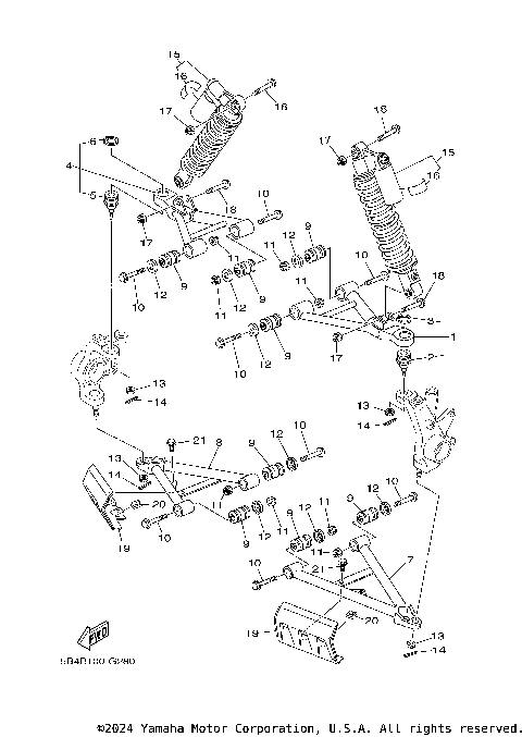 FRONT SUSPENSION WHEEL