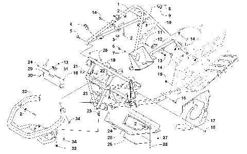 FRONT BUMPER, FRAME, AND STEERING SUPPORT ASSEMBLY [102592]