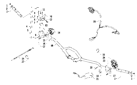 HANDLEBAR AND CONTROLS [90652]