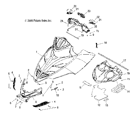 HOOD - S07PY7FS/FE (49SNOWHOODFSTOUR)