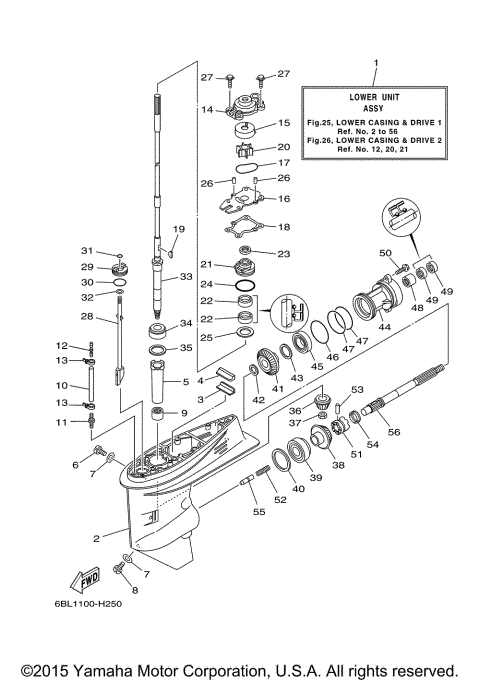 LOWER CASING DRIVE 1