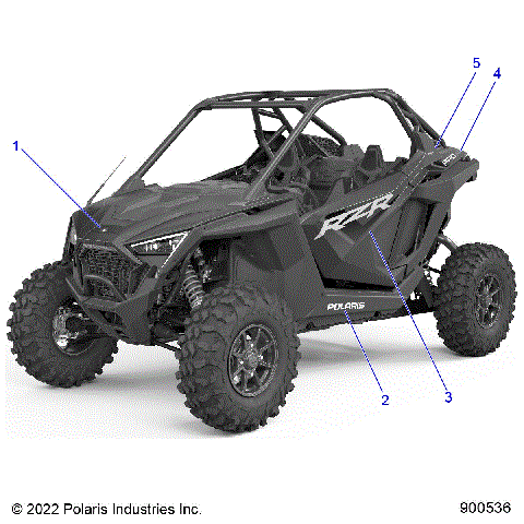 BODY, DECALS, GRAPHICS - Z23RAB92A/92B (900536)