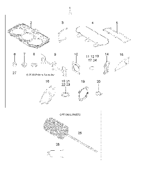 ENGINE, GASKET SET - R14WH9EMD (49RGRGASKET11DCREW)