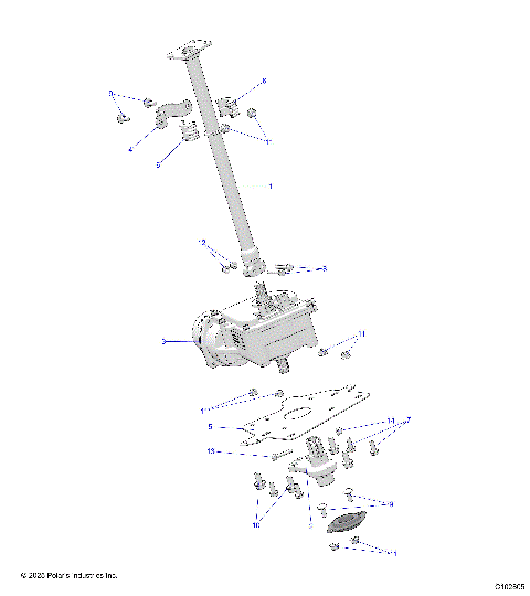 STEERING POST - A26SJR57AG (C102805)