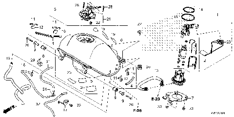 FUEL TANK (CRF300LR/LRA)