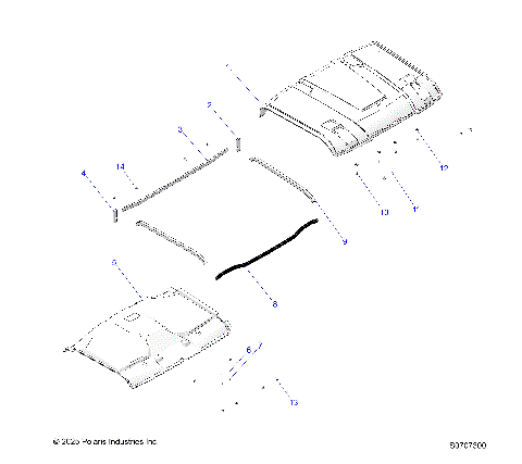 BODY, ROOF, LINER & SEALS