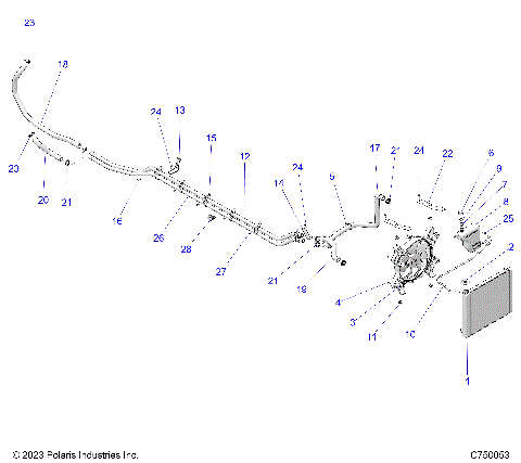ENGINE, COOLING SYSTEM - G25GMK99LM (C750053)