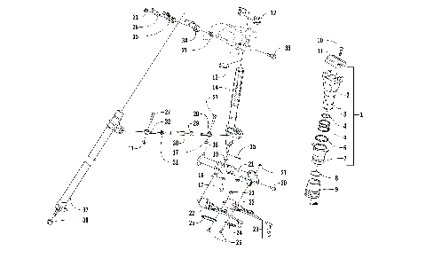 STEERING POST ASSEMBLY [104144]