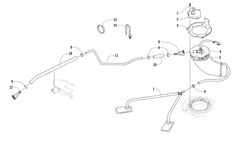 FUEL PUMP ASSEMBLY (Early Build) 