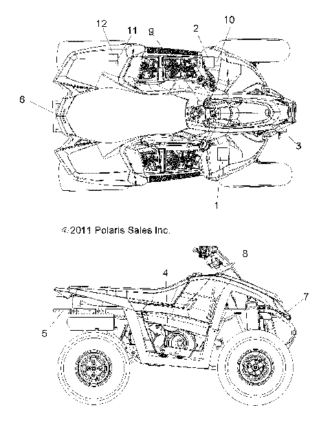 BODY, DECALS - A12NA32AA (49ATVDECAL12TB)