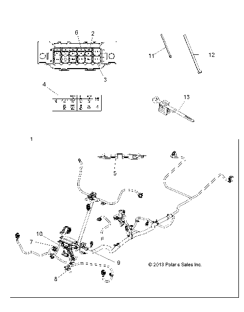 ELECTRICAL, HARNESS - A14DH57FJ (49ATVHARNESS14570TI)