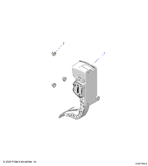 ENGINE, THROTTLE PEDAL -   (C0707563-5)