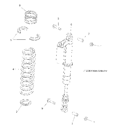 SUSPENSION, FRONT SHOCK MOUNTING - R09VH76FX (49RGRSHOCKMTG09RZRI)