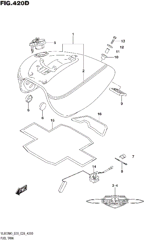 FUEL TANK (VL800T:E33)