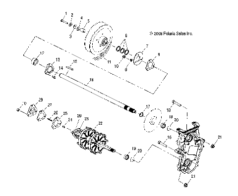 DRIVE TRAIN - S07ND3AS (49SNOWDRIVETRAIN340LX)