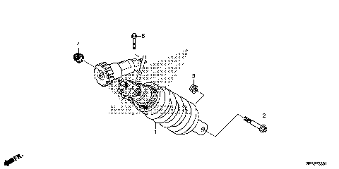 REAR SHOCK ABSORBER (2)