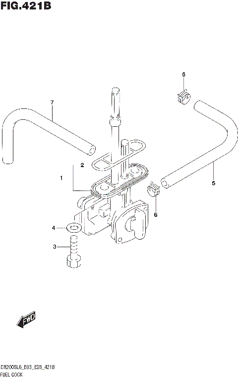 FUEL COCK (DR200SL6 E28)